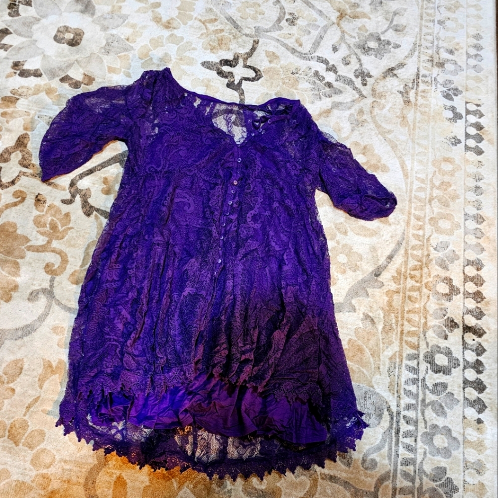Purple dress